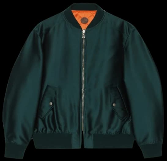 Quilted Satin Jacket